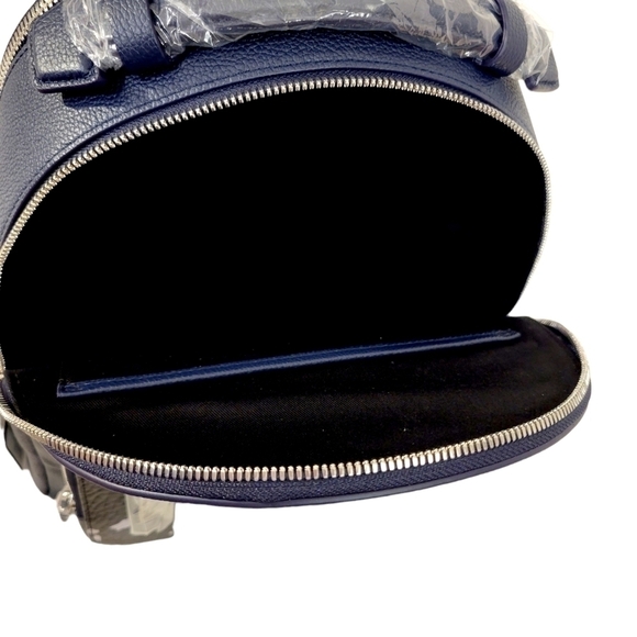 New MCM Blue & Black Camo Print Leather Stark Backpack main image 12